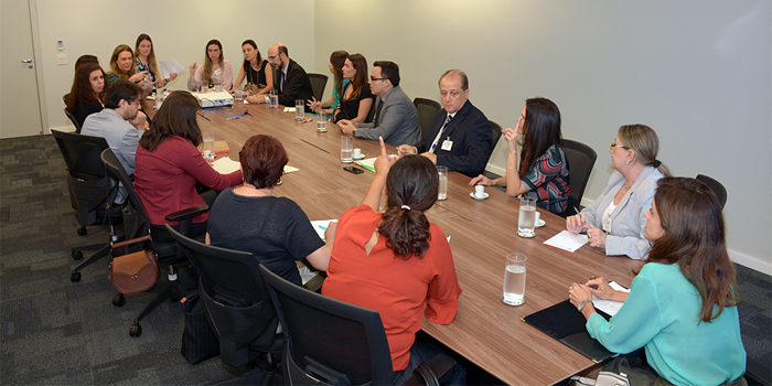 A rede Sustenta Minas se reuniu para a 1ª reunião (Foto: TJMG)